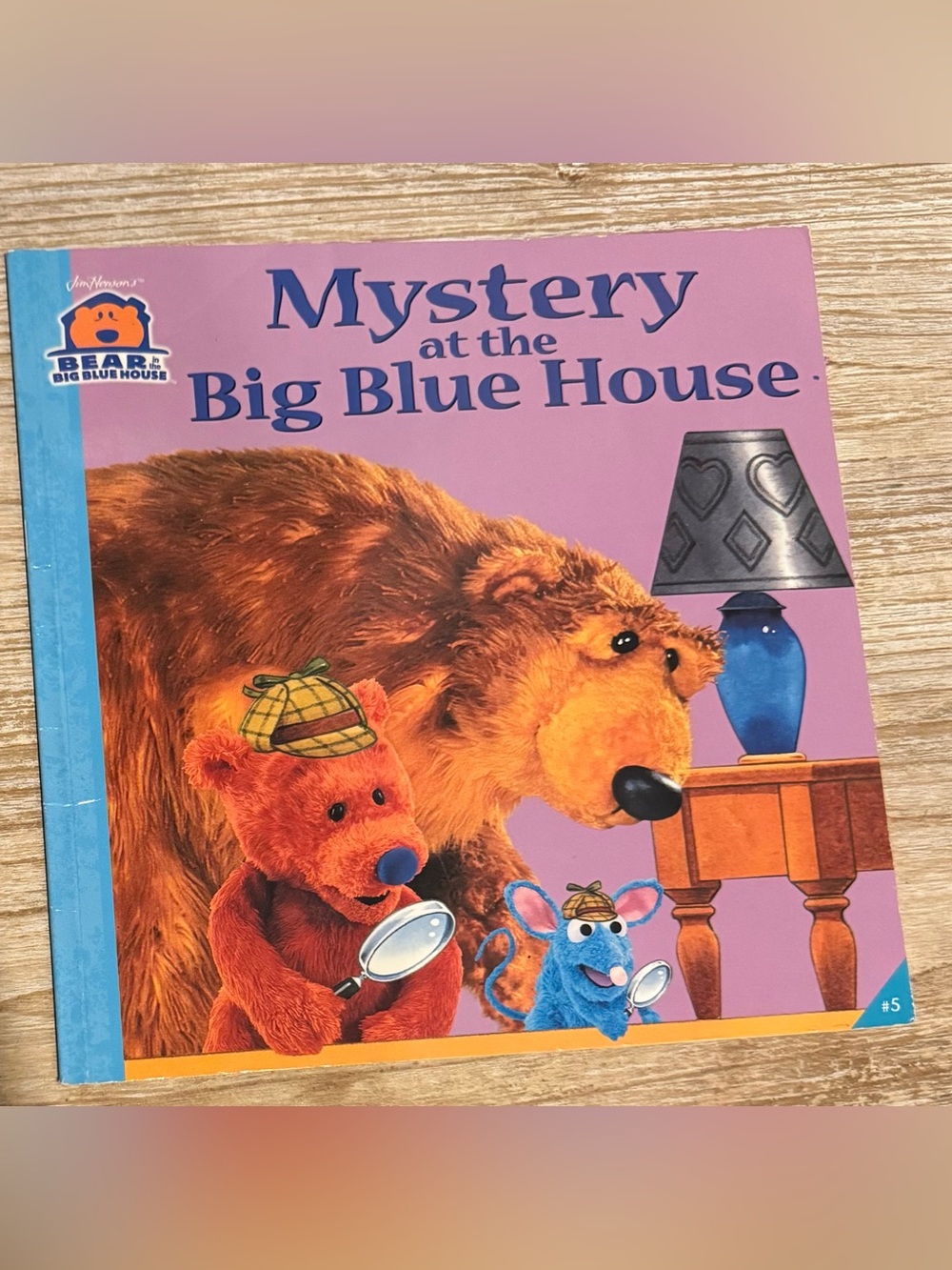Mystery at the big blue house by Jim Henson paperback book
